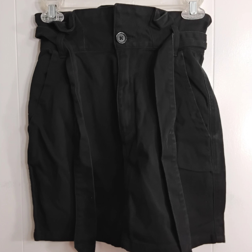 H&M Divided Black Cotton Skirt